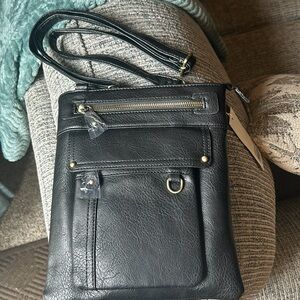 Multi-Pocket Crossbody Bag by Le Miel